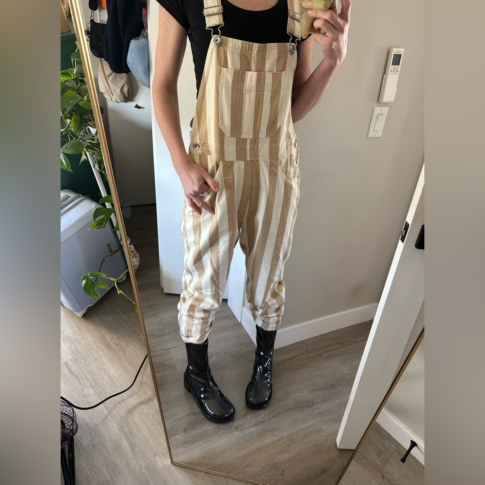 Brixton Striped Overalls - Picture 5 of 8